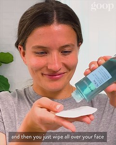 6.6K views · 16 reactions | Meet Kelly. Age: 29. Skin type: Blemish-prone.​ She runs outside a lot, which means dust and sweat and clogged pores. We had her give our new G.Tox Malachite + Fruit Acid Pore Purifying Cleanser and Malachite + AHA Pore Refining Tonic line a try... Read more: https://goop.be/2VVpnbr #goodcleangoop | goop | Facebook