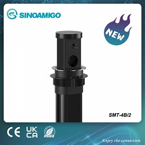 [Hot Item] Automatic Motorized Pop up Desktop Electric Extension Power Socket with USB Connector