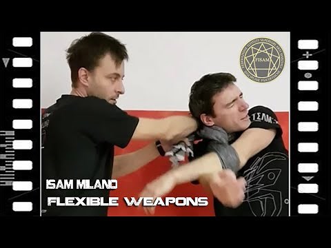 Flexible Weapon Self Defence - Scarf vs Knife - Kali - Arnis - Escrima Fundamental