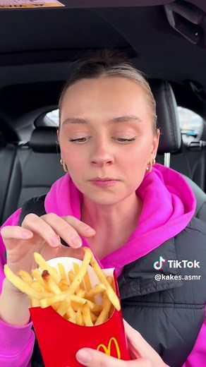 YAY for McDonald’s! #mcdonalds #asmr #eating #carmukbang #mukbang