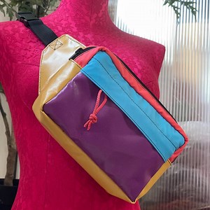 Upcycled Bumbag, Festival Crossbody Bag, Made in UK, Water Resistant - Etsy UK