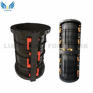 [Hot Item] China Manufacture Customized Adjustable Modular Reusable Plastic Square and Round Column Formwork