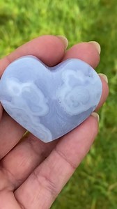 AAA Grade Blue Lace Agate Crystal Polished Heart Shaped Carving - Etsy