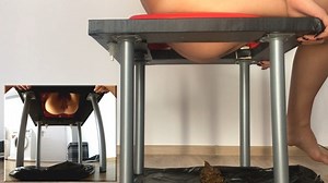 Eat My Poop a new portion of fresh shit for my slave.