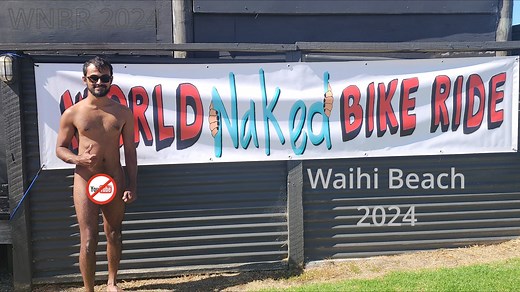 World Naked Bike Ride 2024 Waihi Beach