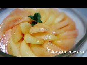 桃のヨーグルトケーキをカットしてみました♪