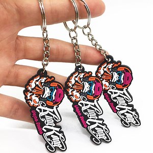 [Hot Item] Custom 2D/3D Soft PVC Keychains, Make Rubber Key Chain with Your Logo, Free Digital Mock-up
