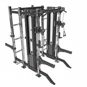 [Hot Item] Multi-Station Gym Professional Gym Fitness Equipment Body Building Power Squat of Smith Machine Gym Rack