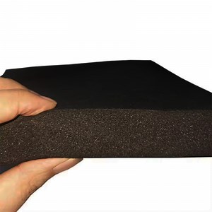 [Hot Item] 50mm Black Nitrile Rubber Foam Sheet Rubber NBR Foam Sheet Rubber Foam Insulation Sheet for HVAC System
