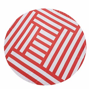 [Hot Item] Stock Printing Stripe Microfiber Round Beach Towel