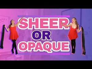 Sheer or Opaque Pantyhose? | Wolford vs M&S Comparison