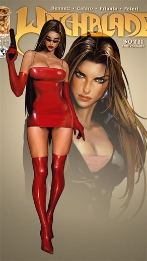 Top Cow | Sozomaika’s WITCHBLADE #16 - 30th Anniversary Issue Cover is a perfect homage to WITCHBLADE’s first appearance as illustrated by the great... | Instagram