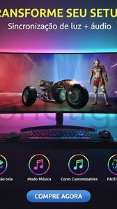 ￼Fita De Luz De Sincronização De Tela De Computador RGB De Imersão USB 5V Dream Color PC Backlight Pickup Light #tecnologia #computador #led | Go Smart