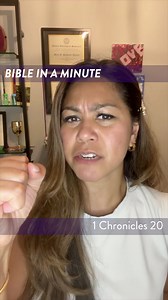 History is often (always?) told with selective bias. #BibleInAMinute #1Chronicles20 | The Riverside Church | Facebook