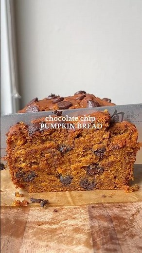 Chocolate Chip Pumpkin Bread - RECIPE BELOW
