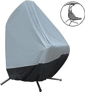 73" Waterproof Patio Hammock Lounge Chair Outdoor Hanging Recliner Casual Adult Backyard Garden Deck Umbrella Freestanding Floating Bed Furniture Casual Swing Chair Cover