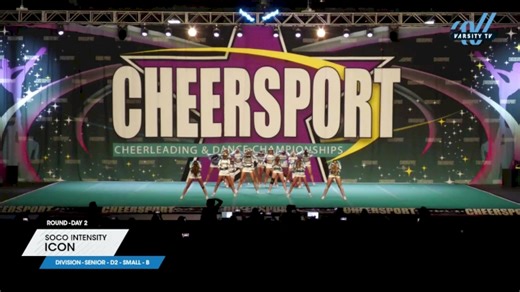 SoCo Intensity - Icon [2025 L4 Senior - D2 - Small - B Day 2] 2025 CHEERSPORT National All Star Cheerleading Championship