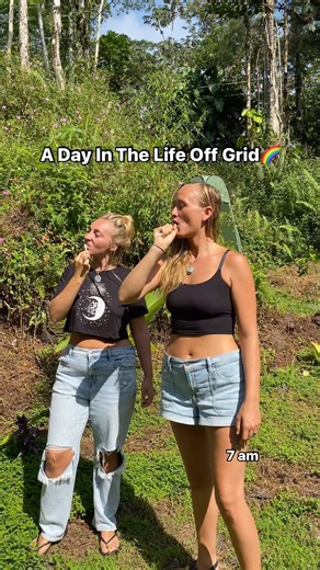 A day in our life off grid in the tropics🏝🌈 - #adayinthelife #dayinthelife #whatieatinaday #plantbased #lgbt #fruit #reels #explore #adventure #offgrid #nature #natural #simple #homestead #tropics #tropical #fruits #local #organic #permaculture #watermelon #couple #healthyhabits #relationshipgoals #happiness #soulmate #truelove #lesbiancouple #lesbiancouples #healthylifestyle | Organic Vegan Living