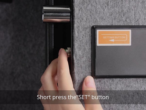 BlackSmith 3 Rifle Gun Safe for Home Rifles and Pistol Long Gun Safe 0.1s Quick Access Fingerprint Recognition Handgun Safe Keypad Wall Mount Gun Cabinet with Pistol Rack Pockets Ammo Storage