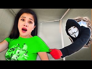 HACKER TRAPS ME in a MYSTERY BOX in Car for 24 HOURS! Last To Leave Escape Room Wins Challenge