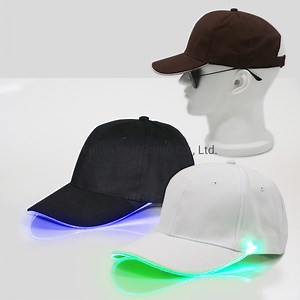 [Hot Item] Fashion Unisex LED Baseball Hat Christmas Halloween Party Kids Gifts EL Cap Glow Light LED Cap