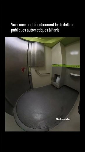 Comment fonctionnent des toilettes publiques automatiques à Paris ?🇫🇷
