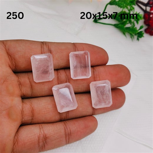 Real Natural Rose Quartz Gemstones Lot : 18x13 Mm Cabochon Gemstone for Jewelry Making & Gifts - Etsy