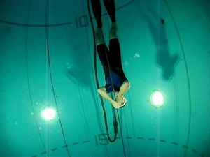 Freediving in Submarine Training Tank (SETT)