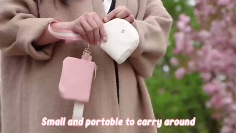 Mini Dual Pouch Wristlet Wallet for Women – Zip Around wristlet Keychain Wallet with 2 Wristlets, Ideal for Dog Walking, Coffee Runs & Lunch Break Essentials, Beige+Olive Green