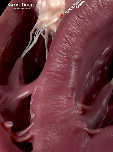 @Dr. Bahaa Dmour Inside Your Heart Chambers | Heart Valve Motion in Real Time 💓 ────────── 💓 S1 and S2 are the two main heart sounds heard in every normal cardiac cycle, and each one is produced by a precise valve event. In this animation, you will see how S1 is created when the mitral and tricuspid valves close at the start of ventricular systole, while S2 occurs when the aortic and pulmonary valves close as the ventricles relax and diastole begins. This high-precision medical animation gives