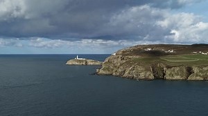 Distant South Stack Lighthouse Aerial View Stock Footage Video (100% Royalty-free) 3949466425 | Shutterstock