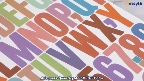 Letter Stickers 30 Sheets 1500 PCS Large Alphabet Sticker 2 Inch Vinyl Self Adhesive Stick on Stickers for Water Bottles Cup Mailbox Number Address Craft Scrapbooking Bulletin Board Decor Blue