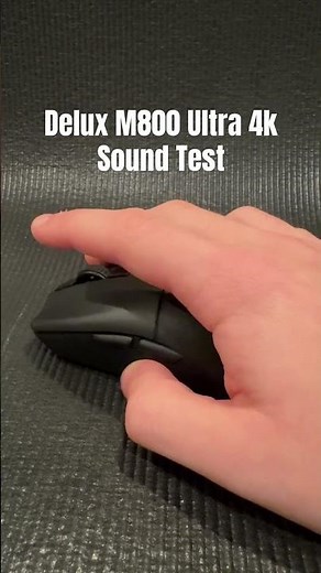 Delux M800 Ultra 4K Sound Test 🖱️