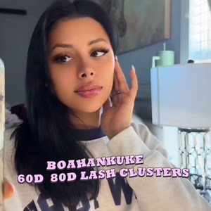 320PCS Fluffy Lash Clusters Wispy 60D+80D Eyelash Clusters D Curl Individual Lashes Volume Cluster Lashes 10-18mm Cluster Eyelash Extensions DIY Lashe Extension at Home by Boahankuke