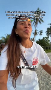 Core memory unlocked in San Vicente, Palawan 😍🌴🌊 Right after we dropped our bags at Lazuli Resort in San Vicente, Palawan, we witnessed something I had only ever seen in documentaries. Olive Ridley sea turtle hatchlings being released into the ocean 🐢✨ It was the first time for me. First time for Oli. And first time for Tala. Watching those tiny Olive Ridley turtles crawl toward the waves on their very first journey into the open sea felt sacred. So small, yet already carrying instinct, cour