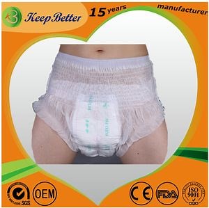 [Hot Item] Incontinence Supplies Bladder Control Products Disposable Adult Pull up Underwear Diaper Manufacturer