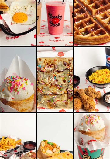 “Feast your eyes and fill your cravings! 🍗🍔🍕 Nigeria’s finest flavors, all in one spot. Which dish are you trying first? 👀 #CheekyCheckNigeria #FoodieGoals #TasteTheCheeky”