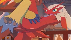 Blaziken X Infernape Pokemon Interactive