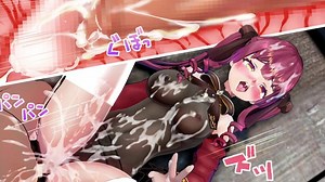 Sailing&excl; Japanese geisha on the deck of a ship fucks in all positions and gets kempai