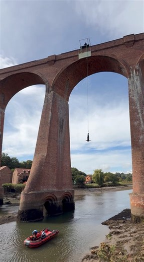 13.30 UK Bungee Jumps are at Larpool Viaduct in Whitby today. Would you dare to have a go? | North Yorkshire Weather Updates