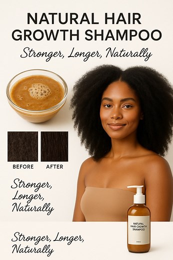 How to make a natural hair growth shampoo that strengthens your hair, boosts volume, and supports fast healthy growth — all from simple ingredients 🌿✨ #hairgrowth #naturalhaircare #healthyhair #hairtips | ALC Glowlab