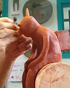 253 reactions · 24 shares | Hey there  I'm Luciano Polverigiani and I'll be hosting a virtual workshop at The Ceramics Congress May 2021. I will be demonstrating how I create a small sculpture. I'll take you from quick sketches that help me develop the first idea into series or works to modeling the sculpture and painting with high temperature glaze. Join me and 44+ other speakers from around the world for The Ceramics Congress November 2021! | The Ceramic School | Facebook