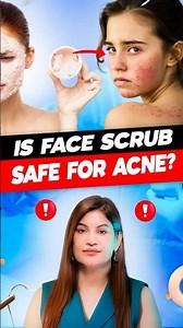 Should You Use Face Scrubs for Acne? 🤔 Truth from Dermatologist | Kyra Clinic Ludhiana