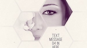 Clean White Hexagons – Free After Effects Template
