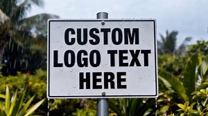 Extra Large Custom Signs Outdoor Metal, 30x24 Inch Reflective Option, Rust Free .040 Aluminum, Fade Resistant, UV Printed