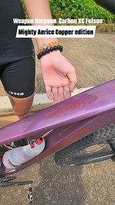 The Weapon Harpoon Carbon XC Fulsus Mighty Aerice Copper edition. #WeaponBike #WeaponHarpoon #CopperSeries #MightyAerice | Aerice Dormitorio