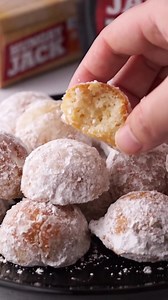 Put that donut hole mold or mini muffin pan to use with these tasty pancake puffs! Preheat oven to 400F and melt half a stick of butter. Pour butter into mold cavities, then scoop in prepared Hungry Jack pancake mix. Bake 22-28 mins or until golden brown all over. Toss in a bowl or container with powdered sugar and enjoy! | Hungry Jack