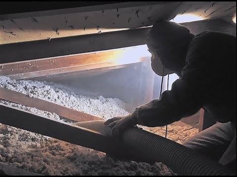 Green Attic Insulation Baffles and Air Sealing Creating A Pressure Barrier From The Living Space.