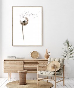 Dandelion Watercolor Art Print, Botanical Illustration - Etsy Australia