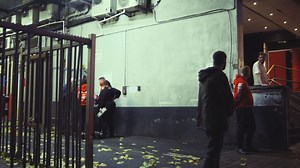 Moment suspected paedophile is confronted